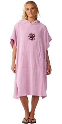 2026 Rip Curl Da Donna Icon Hooded Asciugamano 17OWTO - Mauve