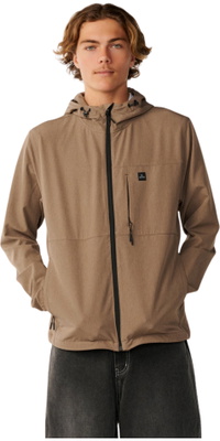 2026 Rip Curl Da Uomo Elite Serie Anti-Zip Thru Giacca CJKAX9 - Walnut