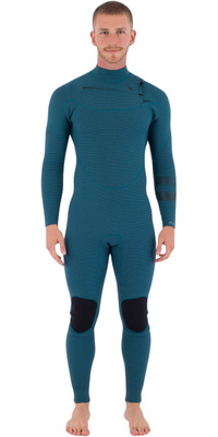 2026 Hurley Da Uomo Plus 4/3mm Muta MFS0012403 - Black / Skyblue