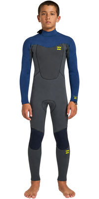 2026 Billabong Bambino Absolute Core 4/3mm Back Zip Muta ABBW100164 - Dark Denim