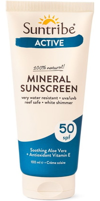 2026 Suntribe Active Crema Solare Minerale Biologica SPF 50 STSSAC