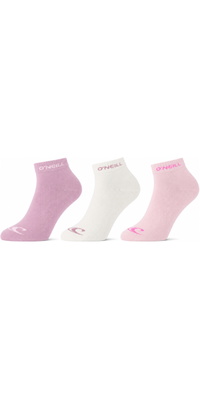 2025 ONeill Scarpe Da Ginnastica Calze 3-Packs 201033002 - Shadows / Marshmallow / Light Lilac