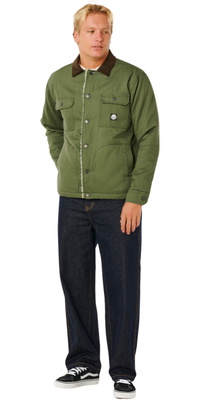 Rip Curl Mens Premium Surf Sherpa Jacket 02LMJA - Dark Olive