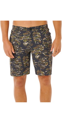 Rip Curl Da Uomo Boardwalk Global Entry 19 Boardwalk Short 02XMWS - Black / Camo