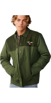 Rip Curl Mens Classic Surf Cord Puffer Jacket 02AMJA - Dark Olive