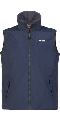 2026 Gilet Aderente Da Uomo Musto 2.0 82283 - Navy Scuro / Cenere