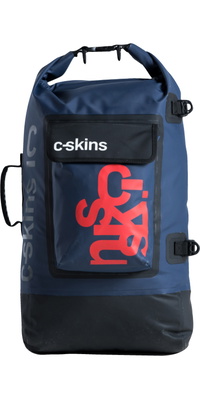 2026 C-skins Cacciatore Di Tempeste 40l Drybag  C-dbp40 - Ardesia / Nero / Rosso Caldo
