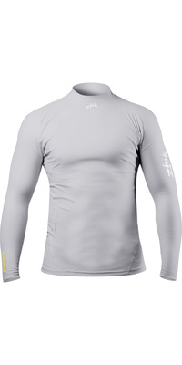 2026 Zhik Da Uomo Eco UPF50+ Spandex Long Sleeve Rash Guard DTP-0063 - Platinum