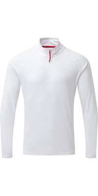 2026 Gill Top Da Uomo Con Cerniera Uv Tec Bianco Uv009