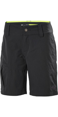2025 Helly Hansen Womens QD Cargo Shorts Ebony 33942