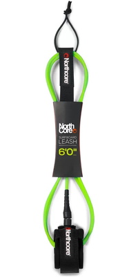 2026 Northcore 6FT Guinzaglio Per Tavole Da Surf NOCO54G - Green