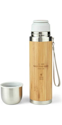 2026 Northcore Borraccia In Bambù E Acciaio Inox Con Boccale Da 360 Ml NOCO97B
