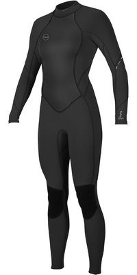 2026 ONeill Da Donna Bahia 3/2mm Back Zip Muta 5292 - Black