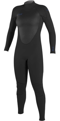 2026 ONeill Da Donna Epic 3/2mm Gbs Back Zip Muta 4213B - Black
