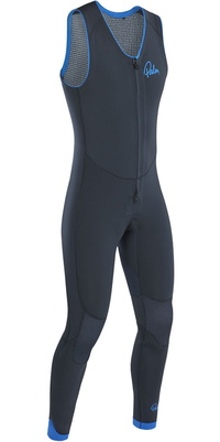 2026 Palm Blaze 3mm Gbs Front Zip Long John Muta 12230 - Jet Grey