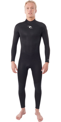 Rip Curl Mens Freelite 3/2mm Back Zip Wetsuit 119MFS - Black