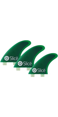2026 Slice Ultralight Hex Core S3 Fcs Compatible Pinne Per Tavole Da Surf Sli-01 - Verde