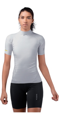 Zhik Da Donna Eco Spandex UPF50+ Top A Maniche Corte DTP-0067-W-PLT - Platinum
