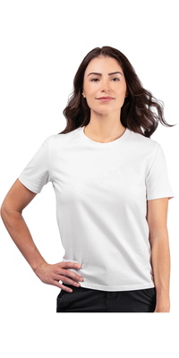 Zhik Da Donna T-shirt In Cotone Con Logo TEE-0733-W-WHT - - White