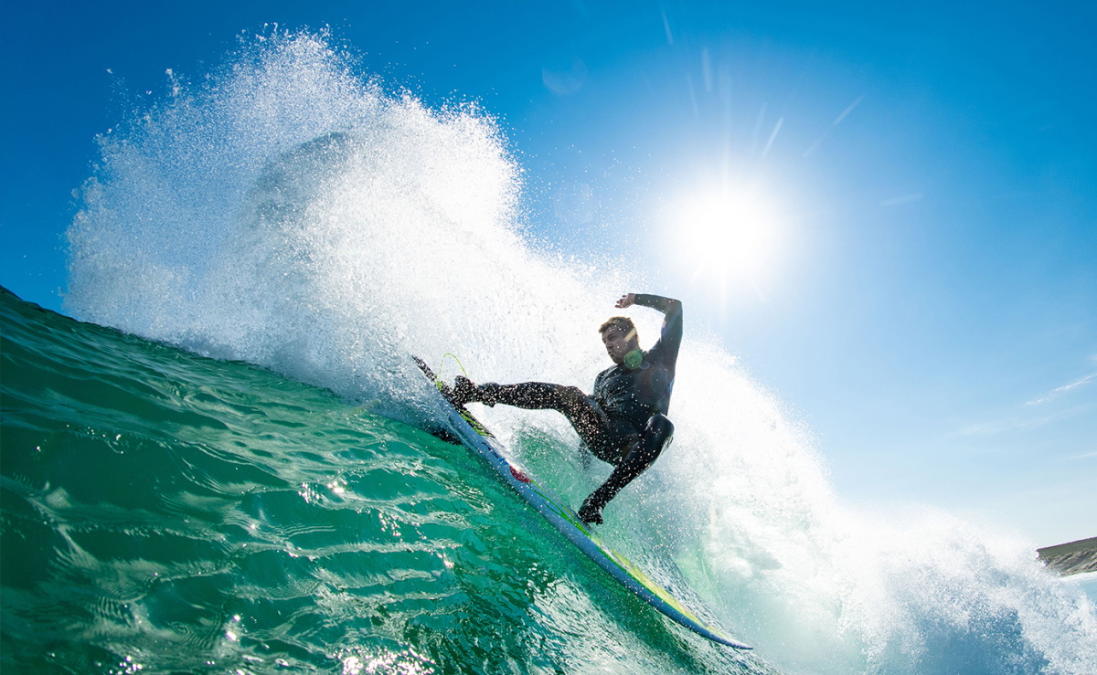 surfista in muta