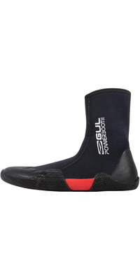 2026 GUL 5mm Power Punta Tonda Easy-Zip Stivali In Neoprene BO1306-B8 - Black